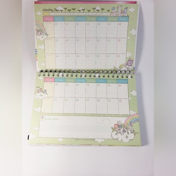 Pink Happiness Spiral Notebook With Cityscape Design - Picture 3 of 7